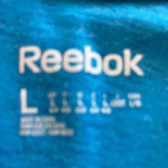 Blue Reebok sweatshirt. - Picture 2 of 6